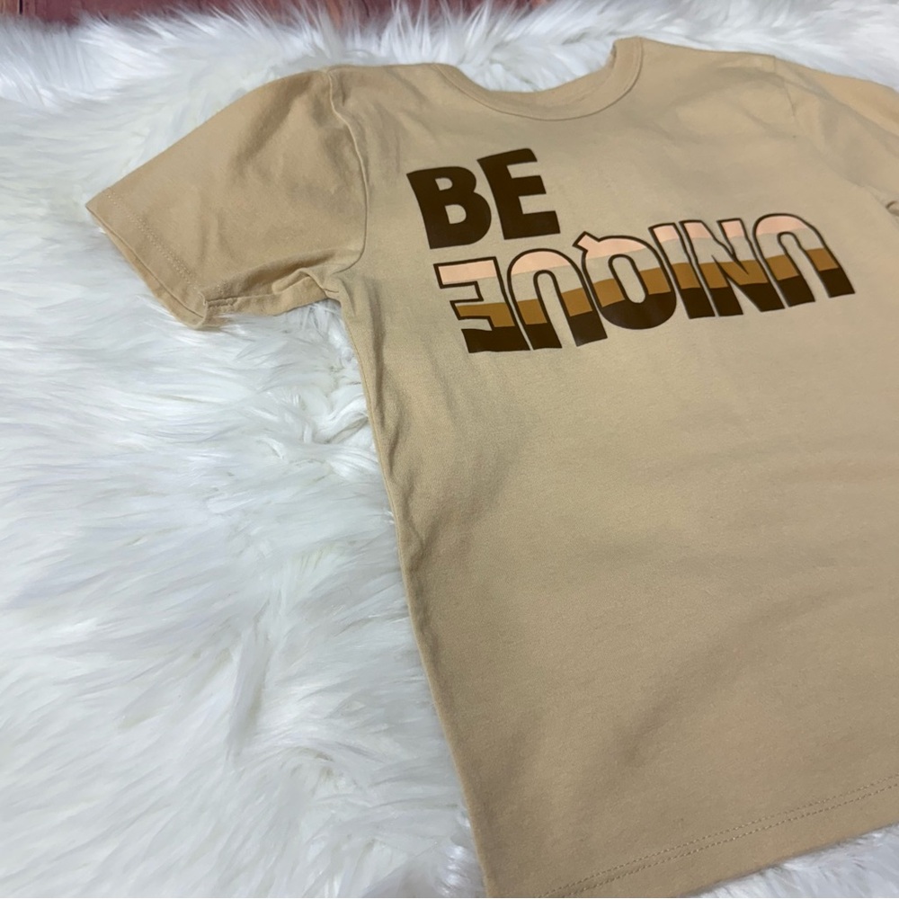 The Children’s Place Youth Boy Size Small Tan Short Sleeve Tee - Picture 5 of 11
